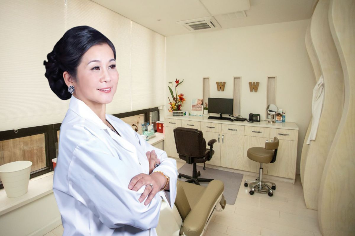 Dr. Yan Wang, MD Dr. Yan Wang, MD, co-founder of DR WW Dermatology, in a New York treatment room